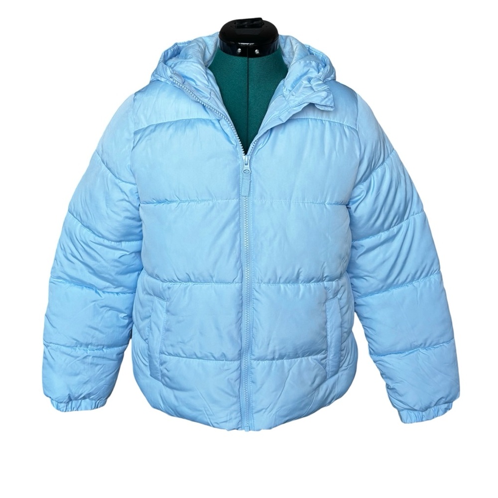 Swiss Tech Light Blue Kids Puffer Jacket
